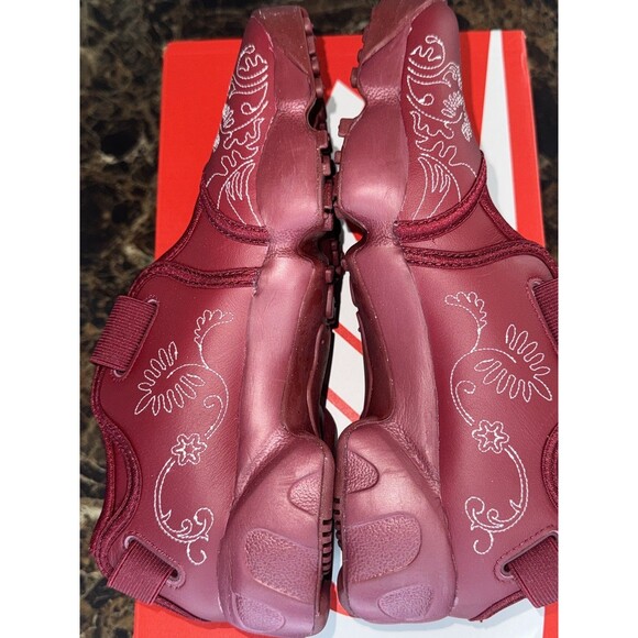 Nike WMNS Air Rift Leather Botanical Stitch Team Red Limited IH7318-677 Size 8 - Picture 9 of 14